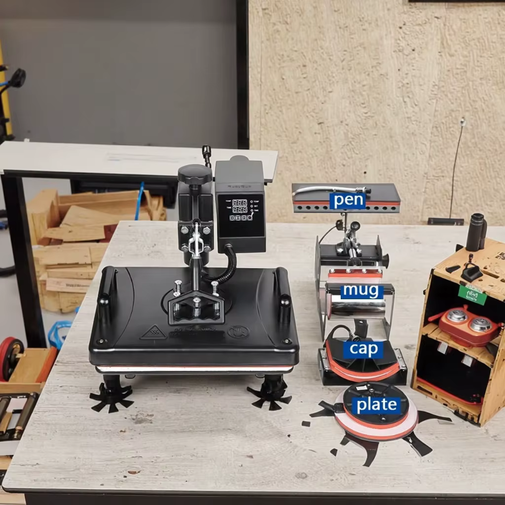 Automatic 40x60 cm Heat Press Machine Flatbed Printer — image 2