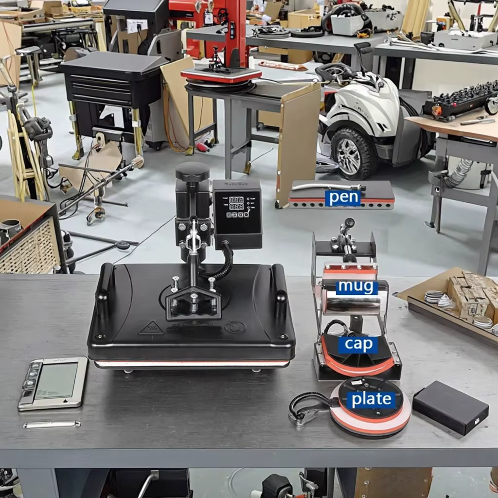 Automatic 40x60 cm Heat Press Machine Flatbed Printer — image 3