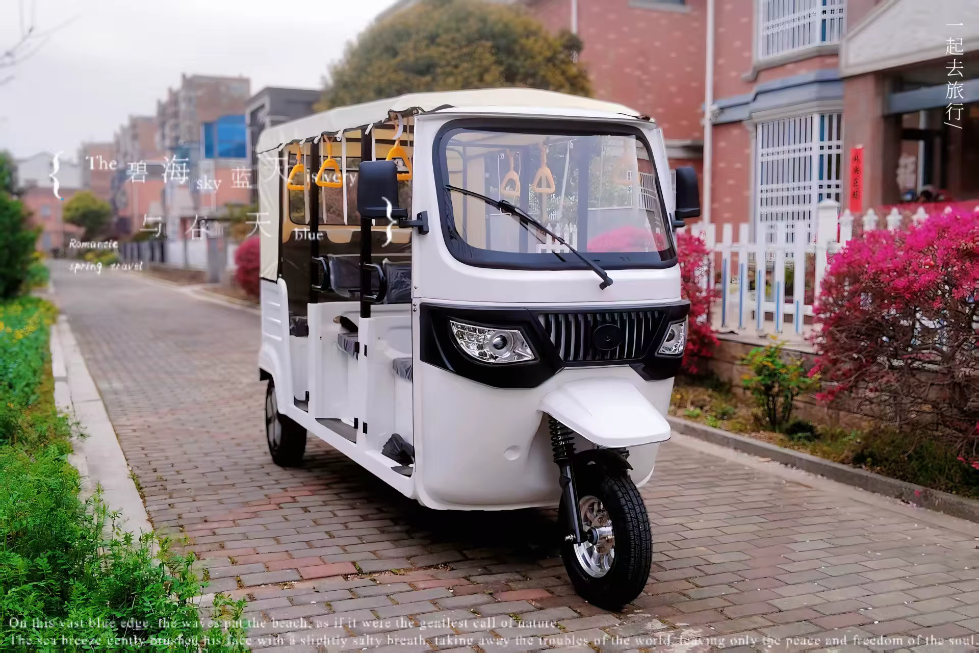 Chang Li Electric Hybrid Auto Rickshaw 60V Tuk Tuk Tricycle Motorcycle — image 6