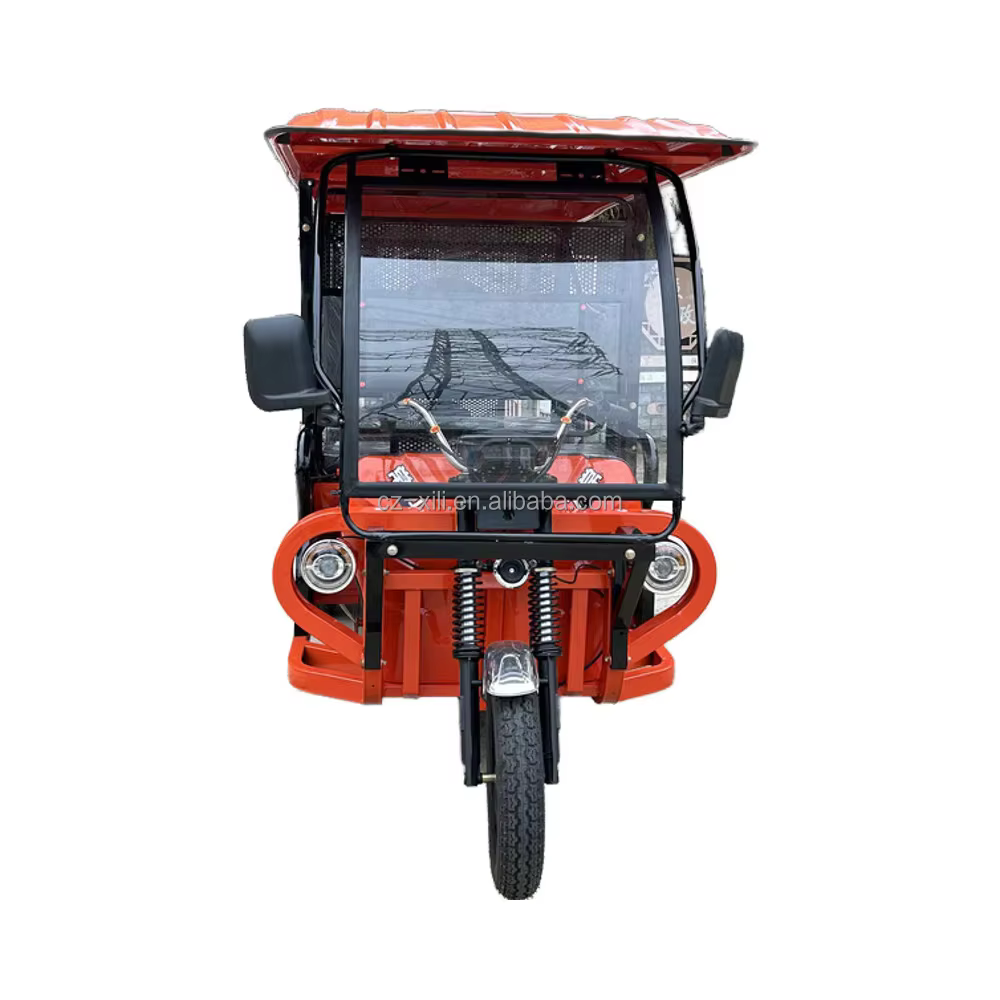 Chang Li New Model 3-Wheel Enclosed Cabin Tricycle Taxi — image 3