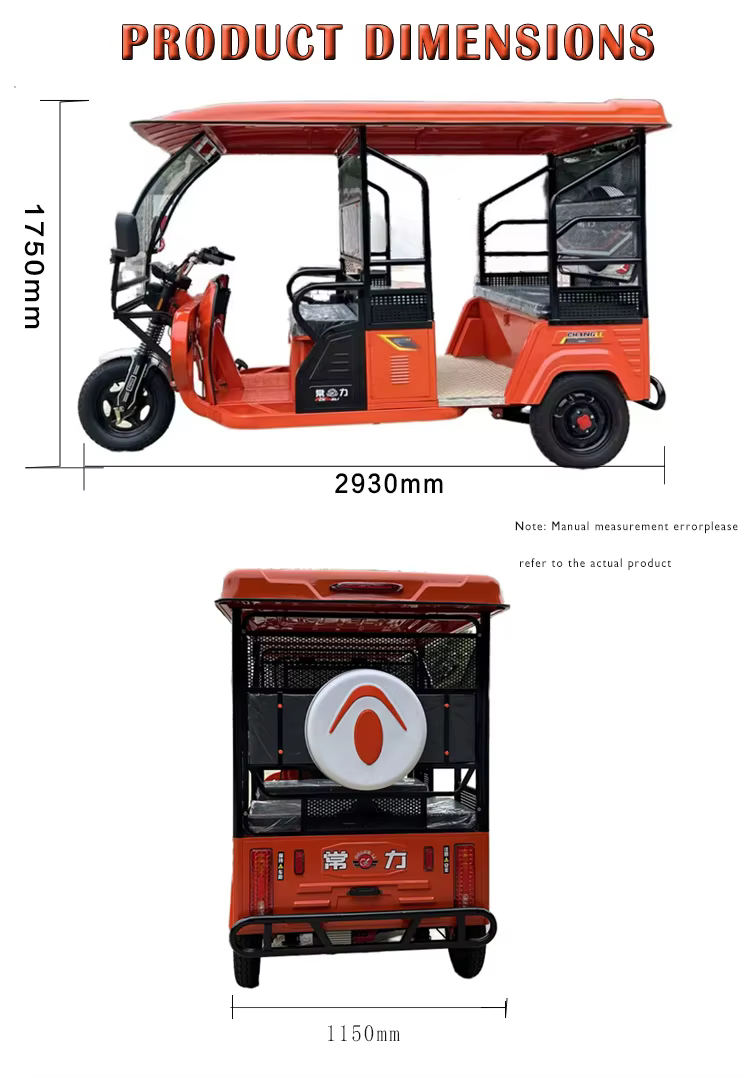 Changli Bajaj Electric Tuk Tuk Auto Rickshaw — image 5