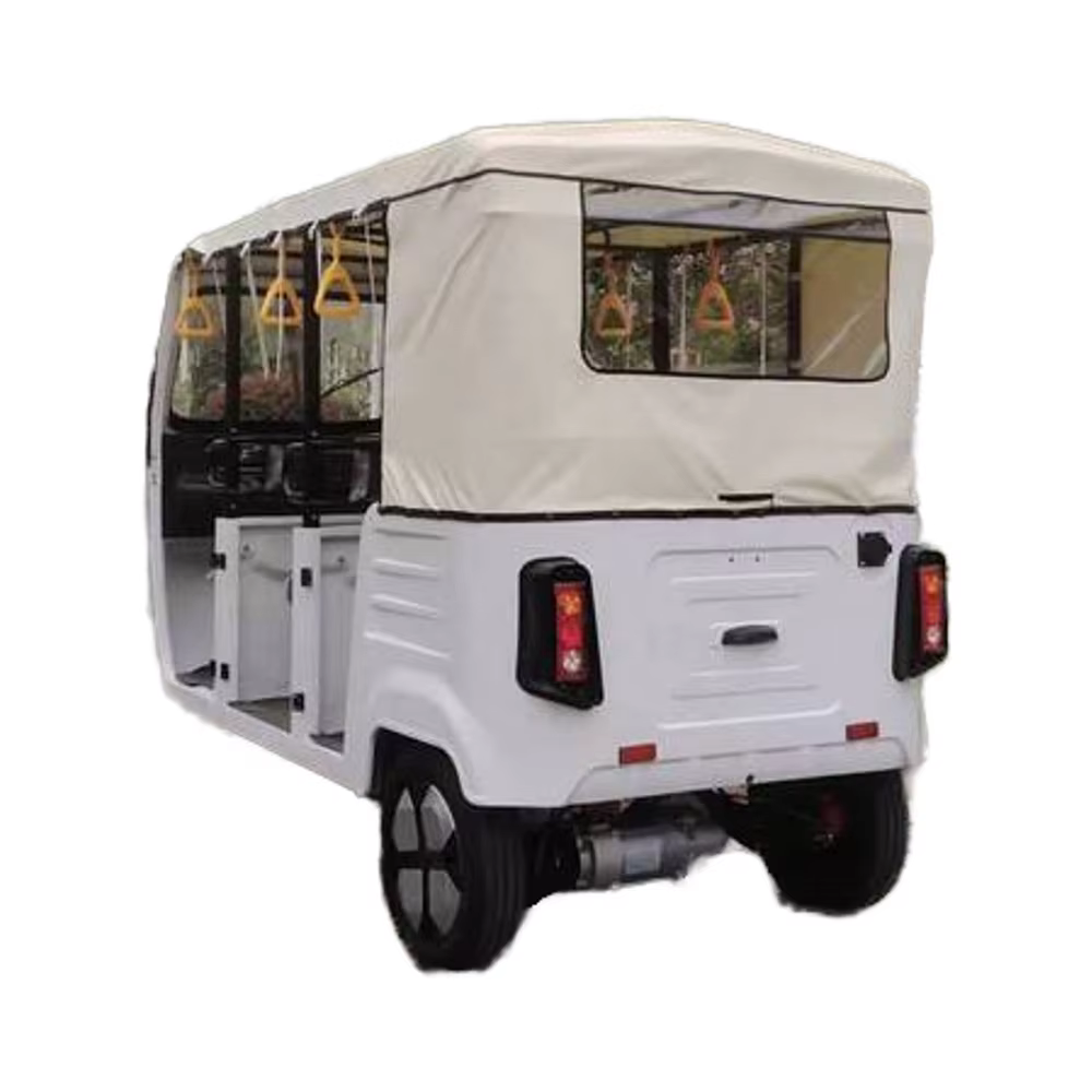 Electric 1500W Motor Passenger Tricycle for Adults - 7 Seat Three-Row Rickshaw — image 6