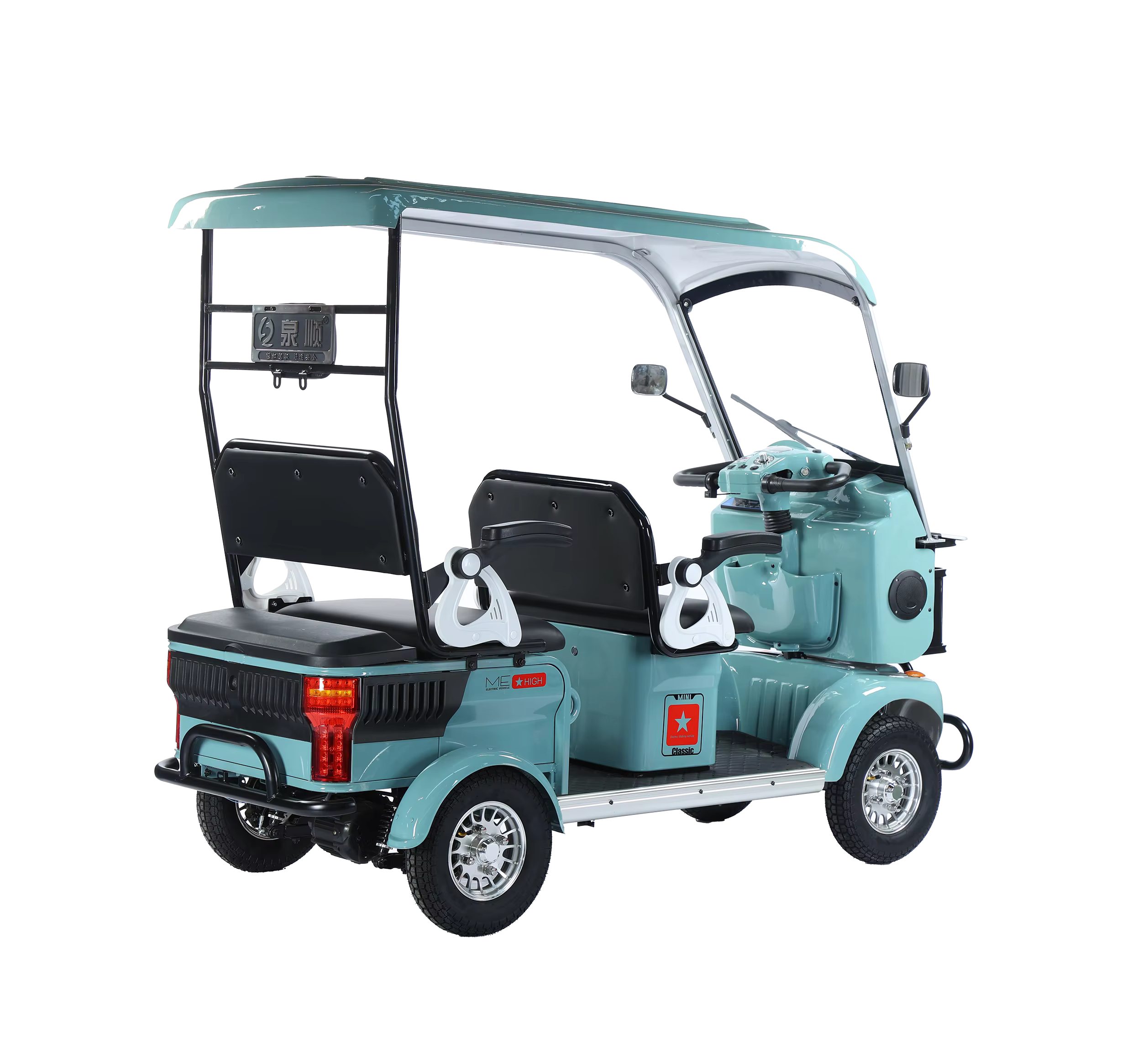 Deluxe Double Tour 4-Passenger Electric Golf Cart — image 3
