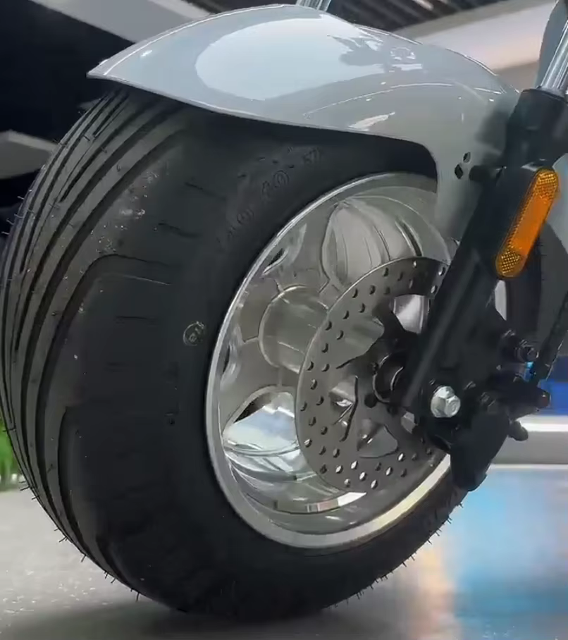 1200W Two-Wheeled Electric Harley Style Scooter with IP65 Waterproof Brushless Motor — image 5