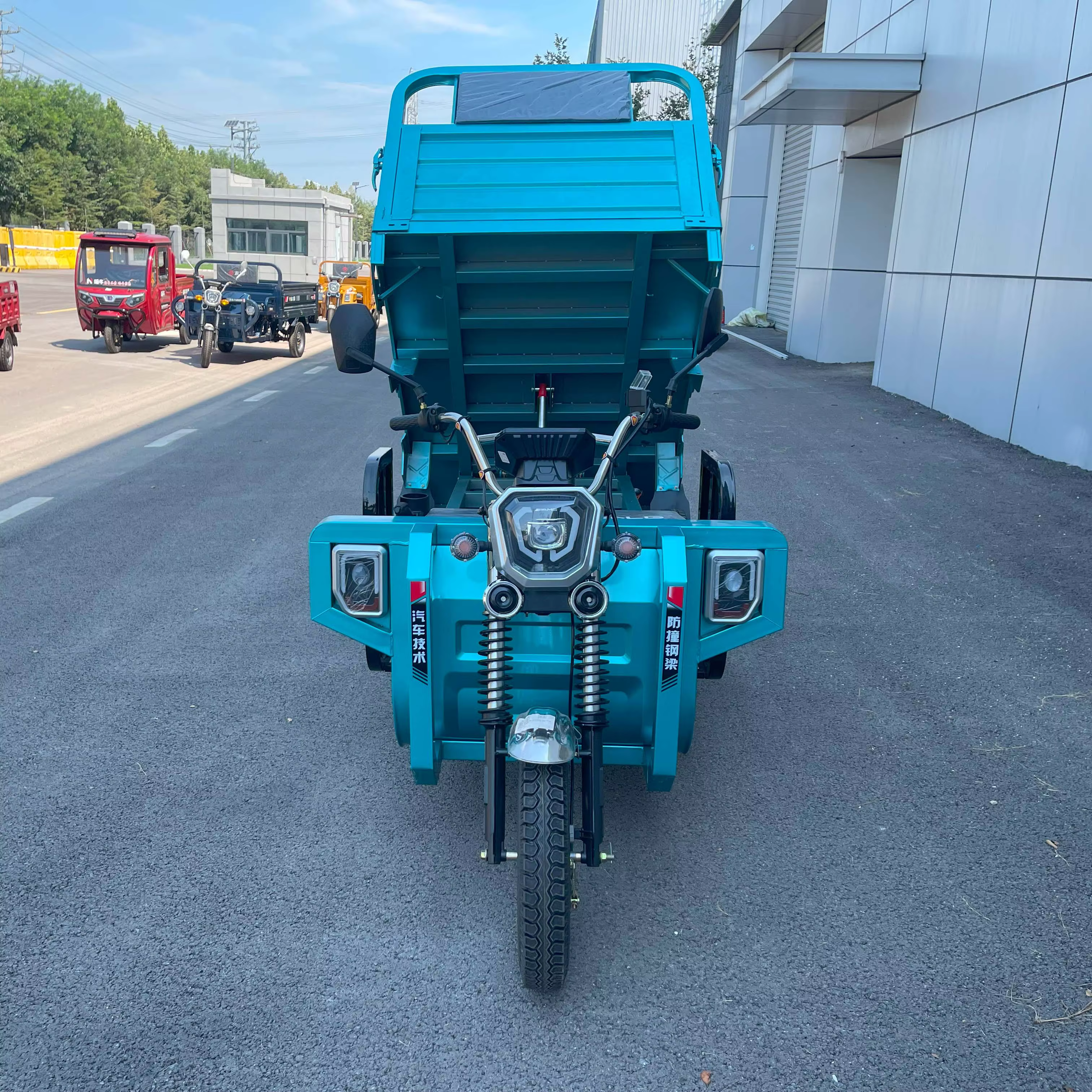 Open Body Tricycle Electric Motorcycle Self-Unload King — image 3