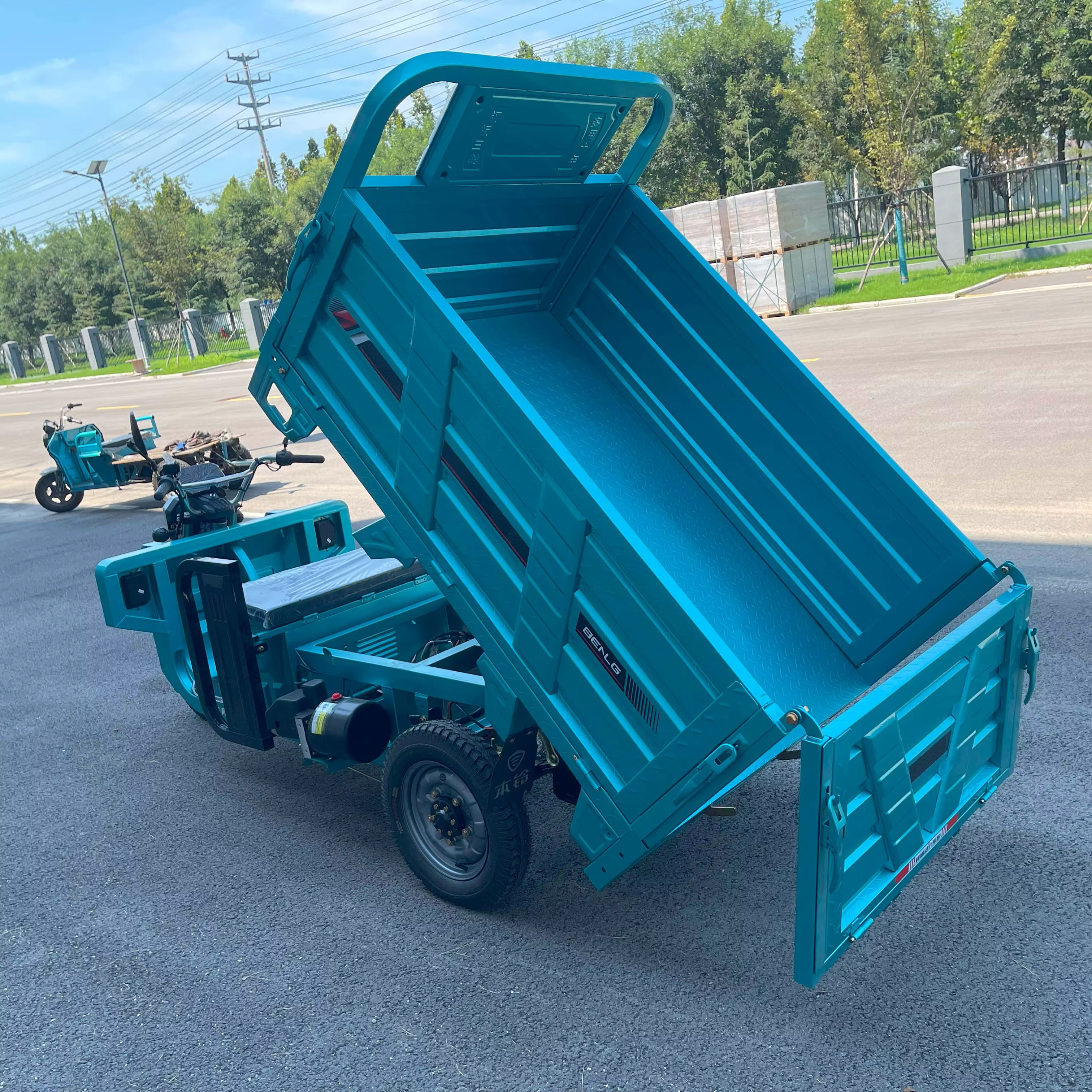 Open Body Tricycle Electric Motorcycle Self-Unload King — image 5