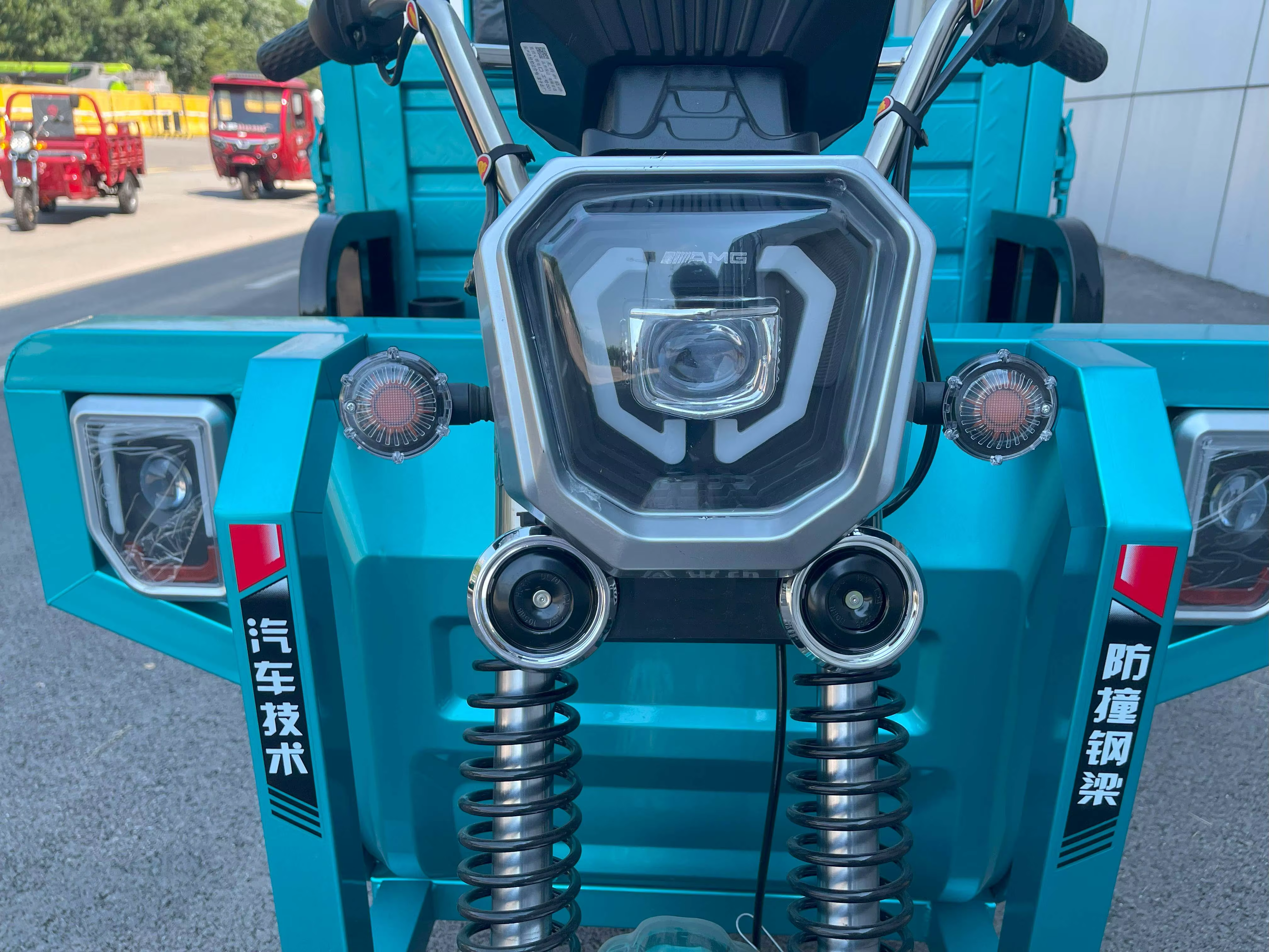 Open Body Tricycle Electric Motorcycle Self-Unload King — image 6