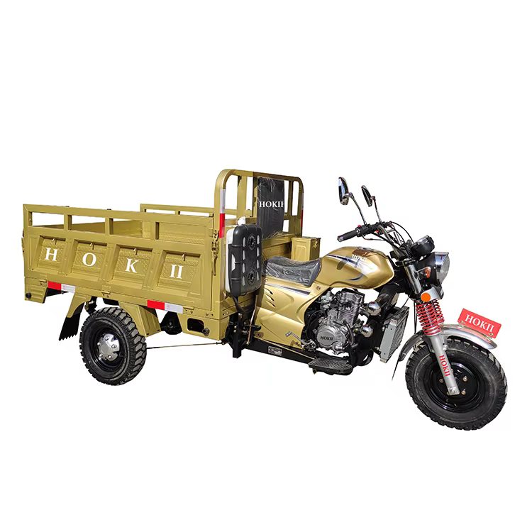 200cc Gasoline Three Wheel Adult Cargo Tricycle — image 2