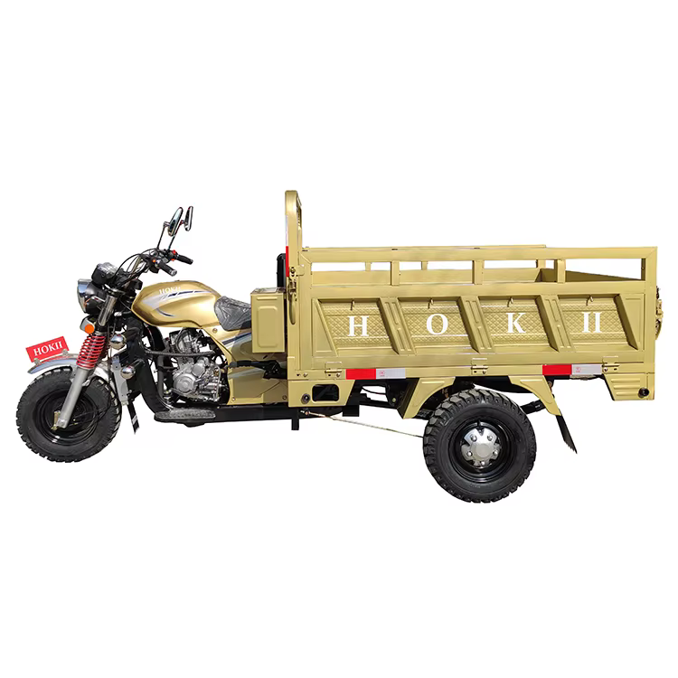 200cc Gasoline Three Wheel Adult Cargo Tricycle — image 3