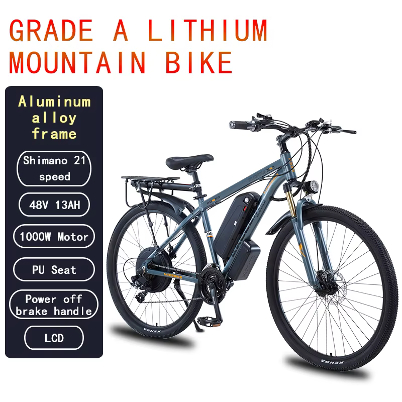 20" 48V Aluminum Alloy Fat Tire Folding Electric Bicycle — image 3