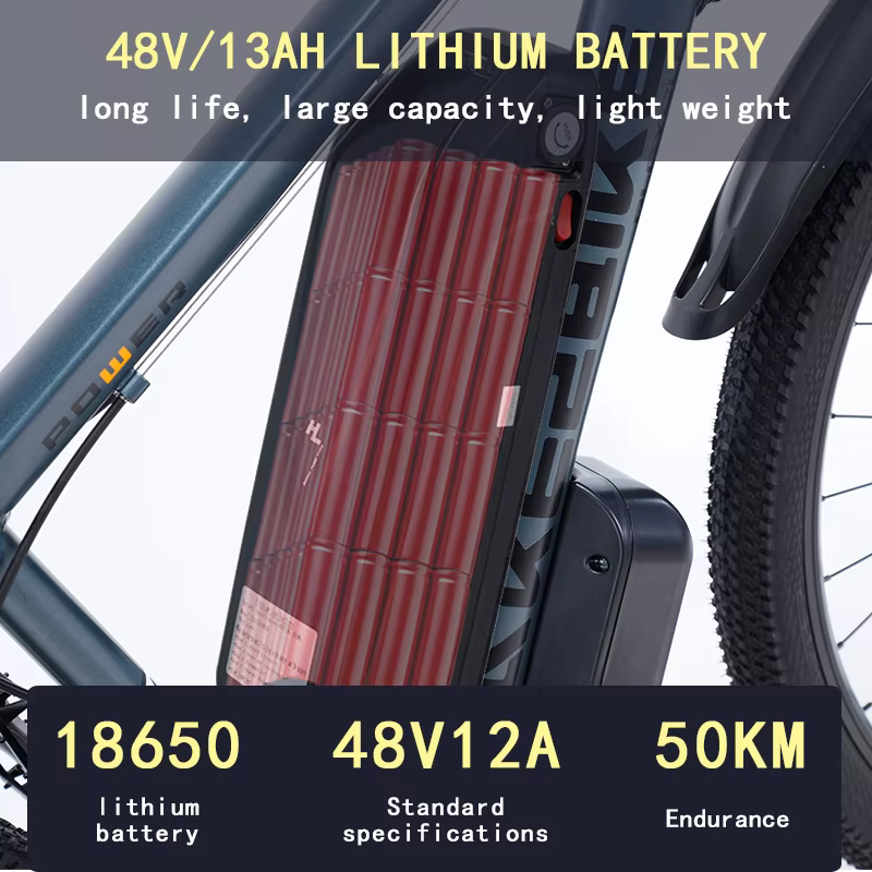 20" 48V Aluminum Alloy Fat Tire Folding Electric Bicycle — image 5