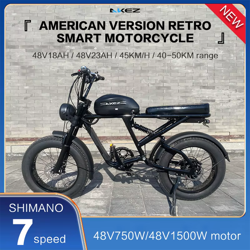 48V Electric Mountain Fat Hybrid Bike for Adults — image 2