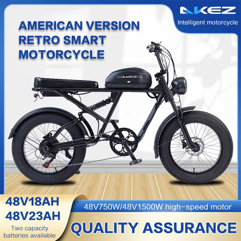 48V Electric Mountain Fat Hybrid Bike for Adults — image 3