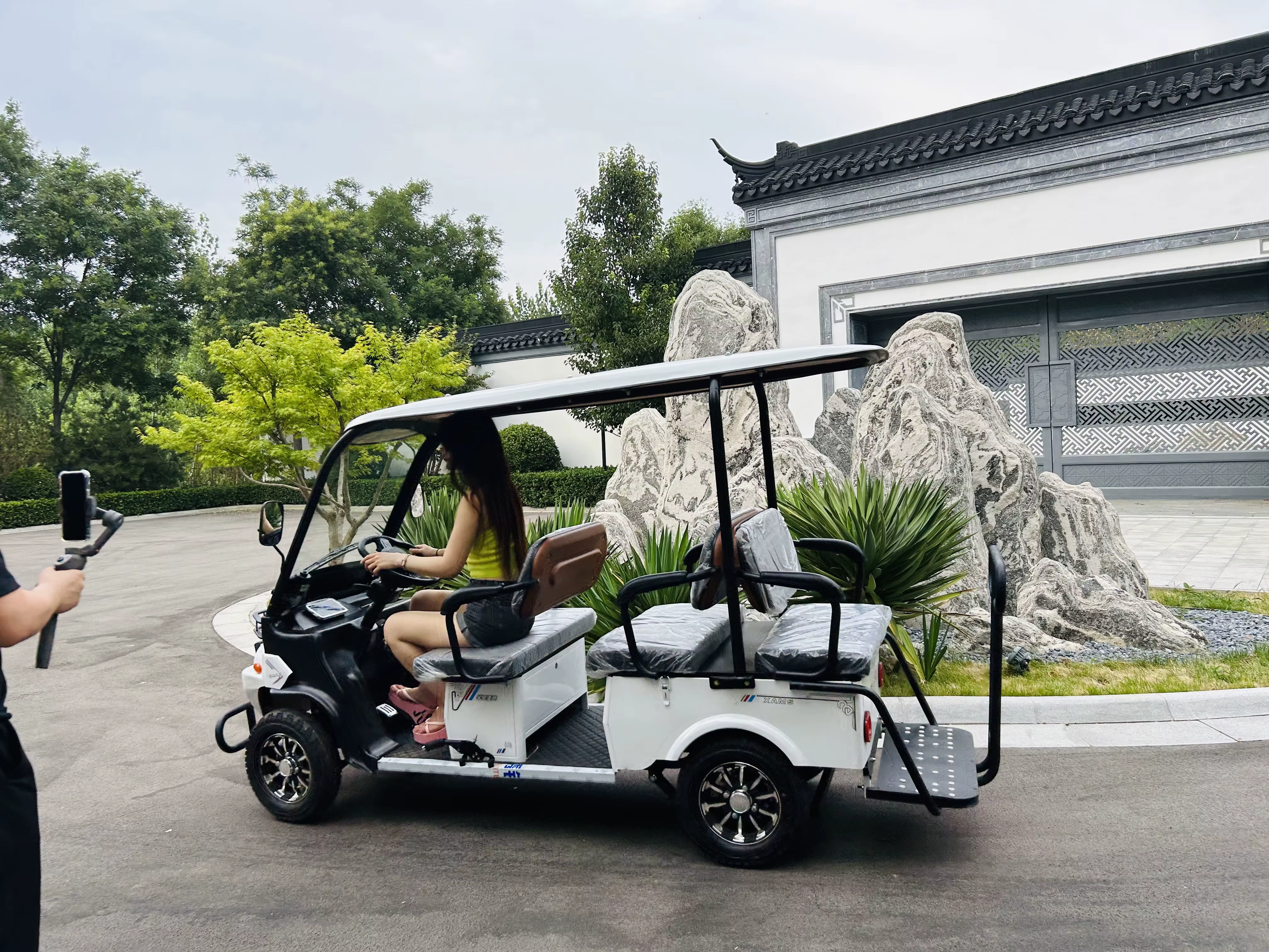 6-Seater Electric Golf Cart Buggy with Fat Tires — image 4