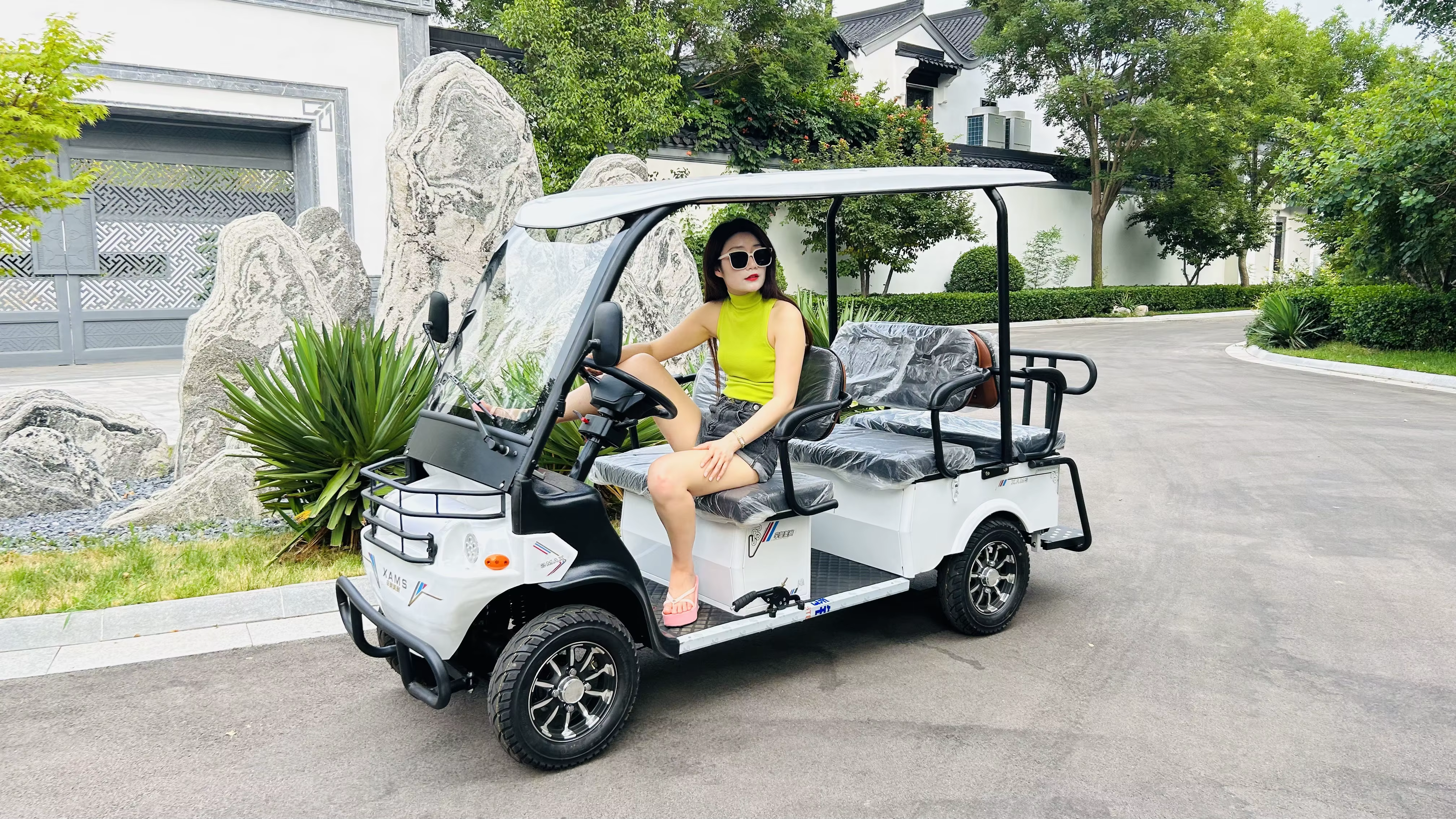6-Seater Electric Golf Cart Buggy with Fat Tires — image 6