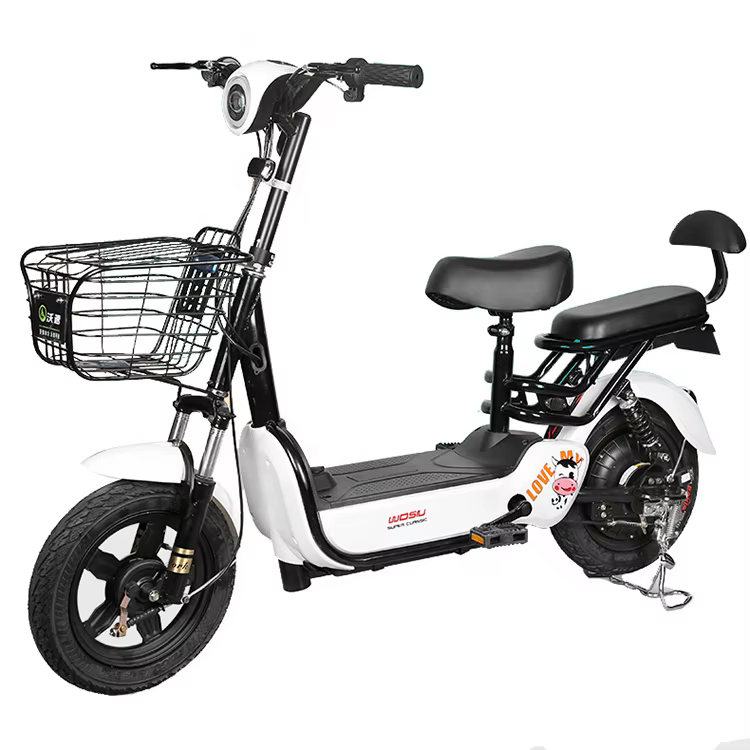Two-Seater Electric Bicycle with 350W Motor and 12Ah Battery — image 3
