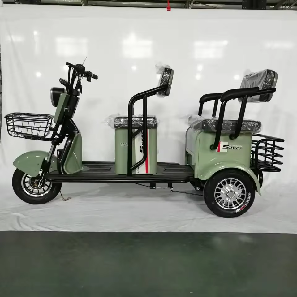 2025 New Model Folded 3 Wheels Electric Scooter 500W Leisure Electric Tricycle — image 2