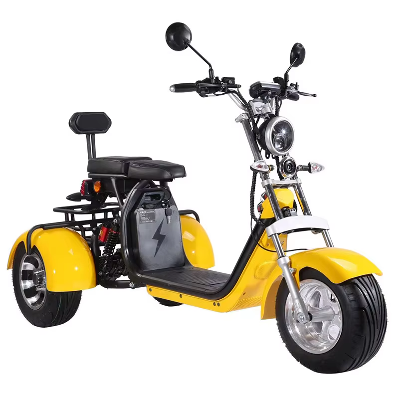 2023 New Design Citycoco 1000w 1500w Adult Electric 3 Wheel Scooter Tricycle — image 3