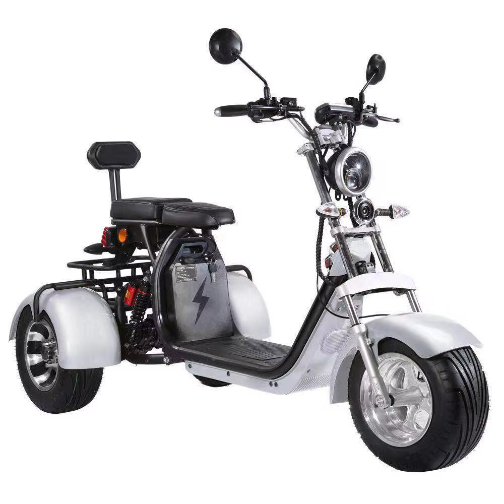 2023 New Design Citycoco 1000w 1500w Adult Electric 3 Wheel Scooter Tricycle — image 6