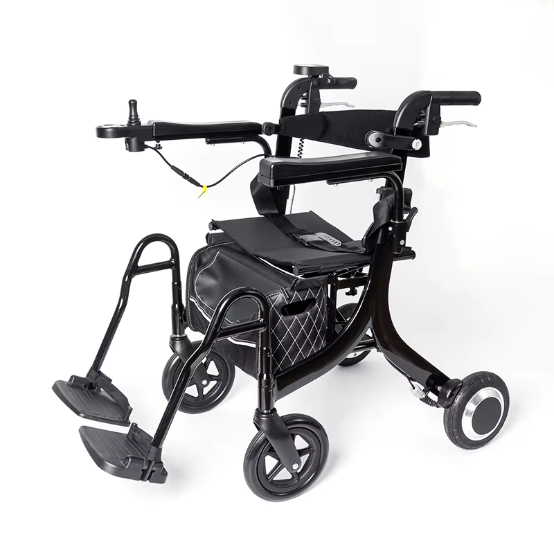 Multifunctional Elderly Electric Walker Rollator with Brushless Motor and Lithium Battery — image 5