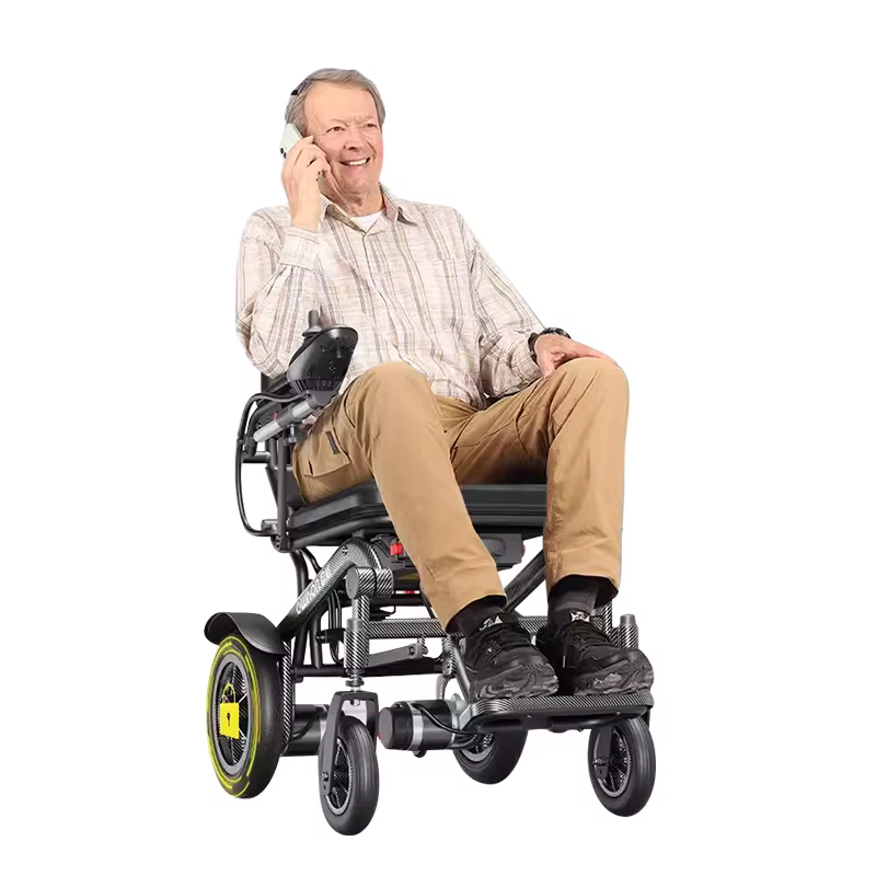 Carbon Fiber Lightweight External Electric Wheelchair — image 3