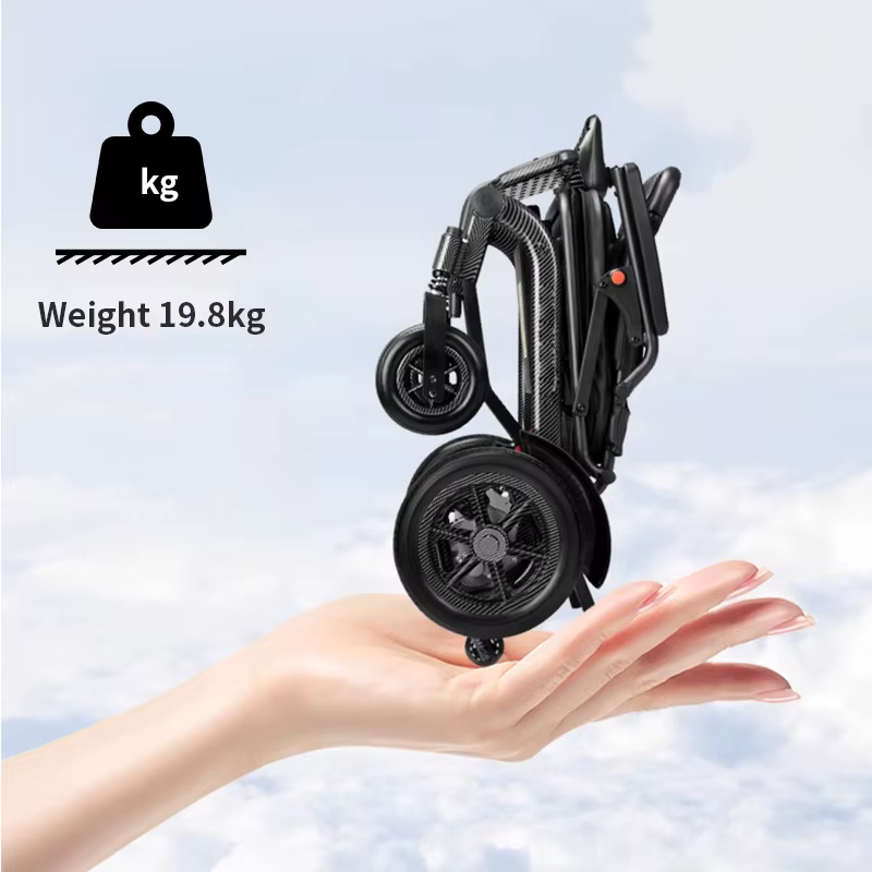 Carbon Fiber Lightweight External Electric Wheelchair — image 4