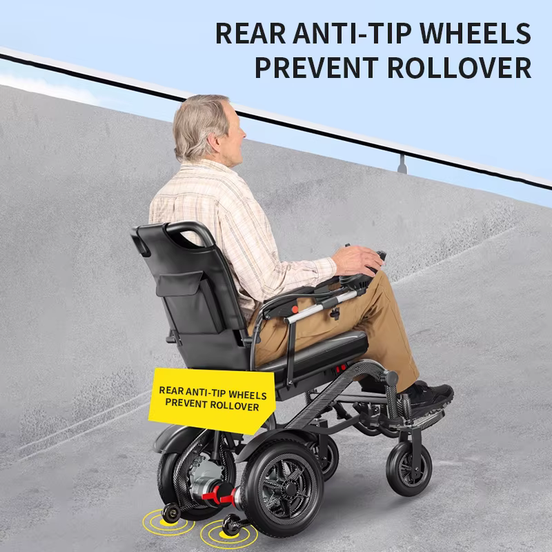 Carbon Fiber Lightweight External Electric Wheelchair — image 6