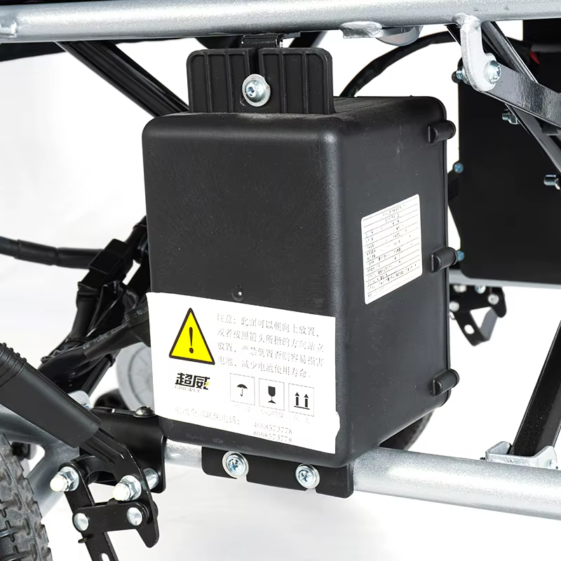 Portable Folding Electric Wheelchair with Aluminum Alloy Frame — image 2