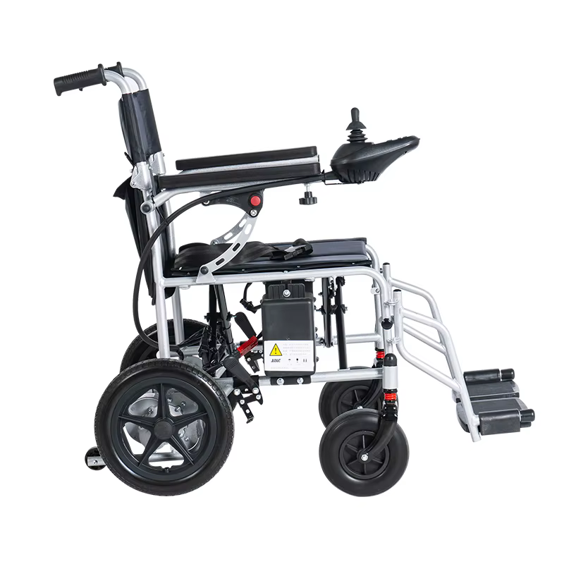 Portable Folding Electric Wheelchair with Aluminum Alloy Frame — image 3