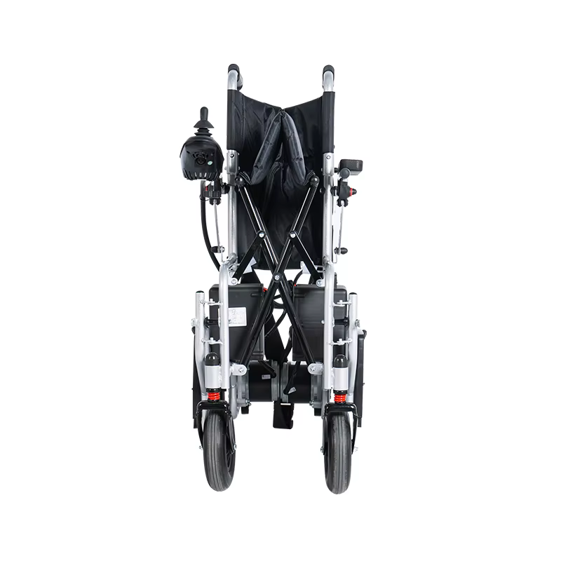 Portable Folding Electric Wheelchair with Aluminum Alloy Frame — image 6