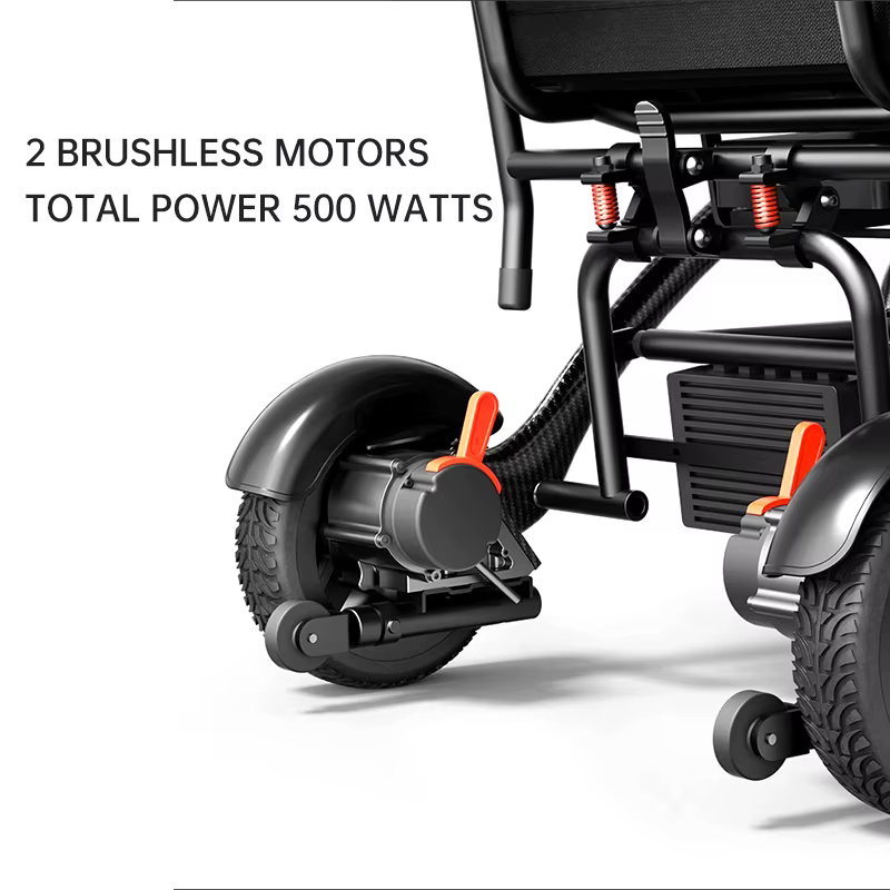 19kg Carbon Fiber Lightweight Foldable All-Terrain Electric Wheelchair BZ-CE03 — image 3