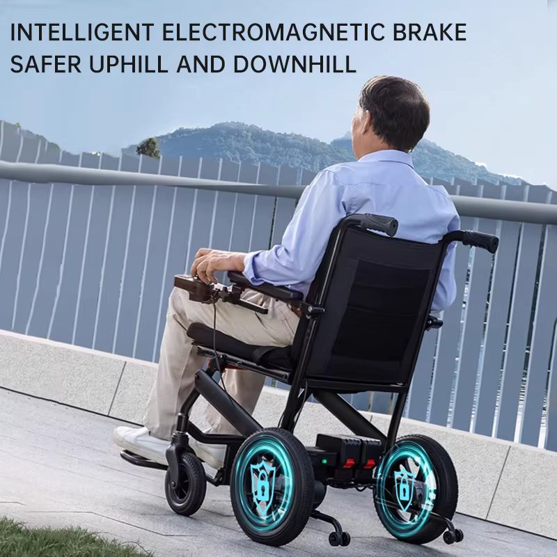 Ultra Light 10kg Carbon Fiber Foldable E-Wheelchair — image 6