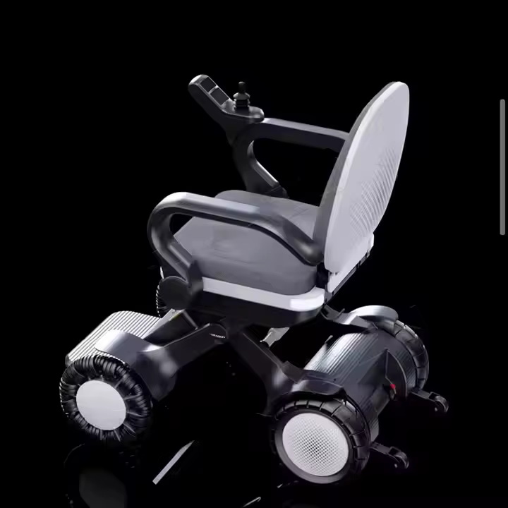 X-Folding Height Adjustable Auto Foldable 4-Wheel Electric Wheelchair — image 3