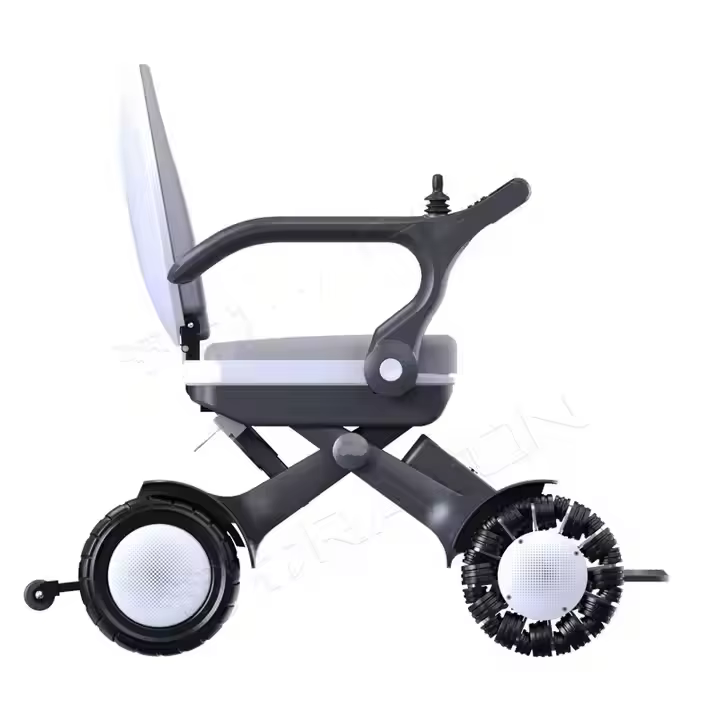 X-Folding Height Adjustable Auto Foldable 4-Wheel Electric Wheelchair — image 4