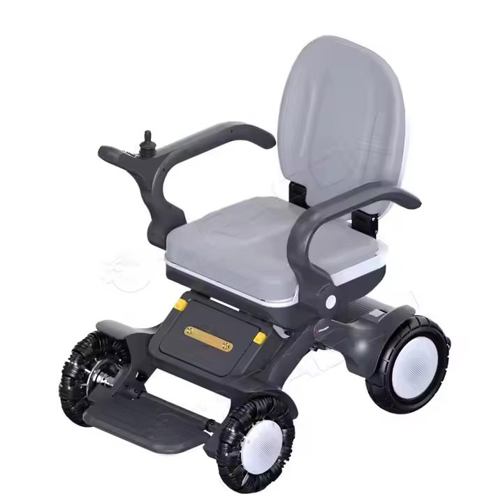 X-Folding Height Adjustable Auto Foldable 4-Wheel Electric Wheelchair — image 5