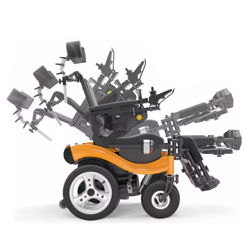 Smart Leg & Back Electric Adjustable Heavy-Duty Wheelchair — image 2