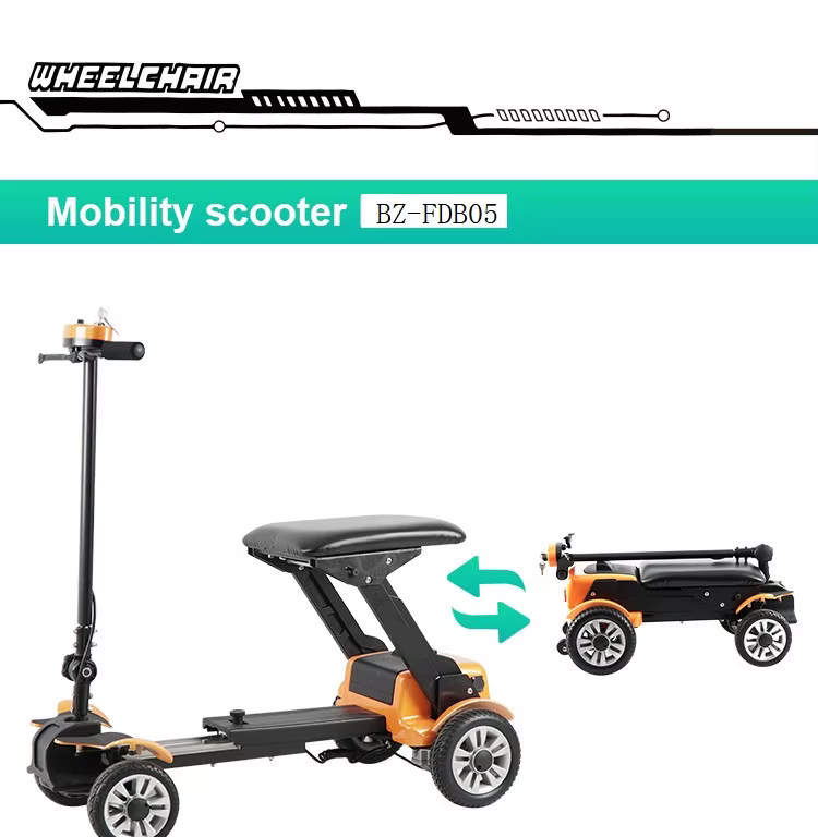 Remote Control Folding Mobility Scooter 180W - Model BZ-FDB05 — image 3