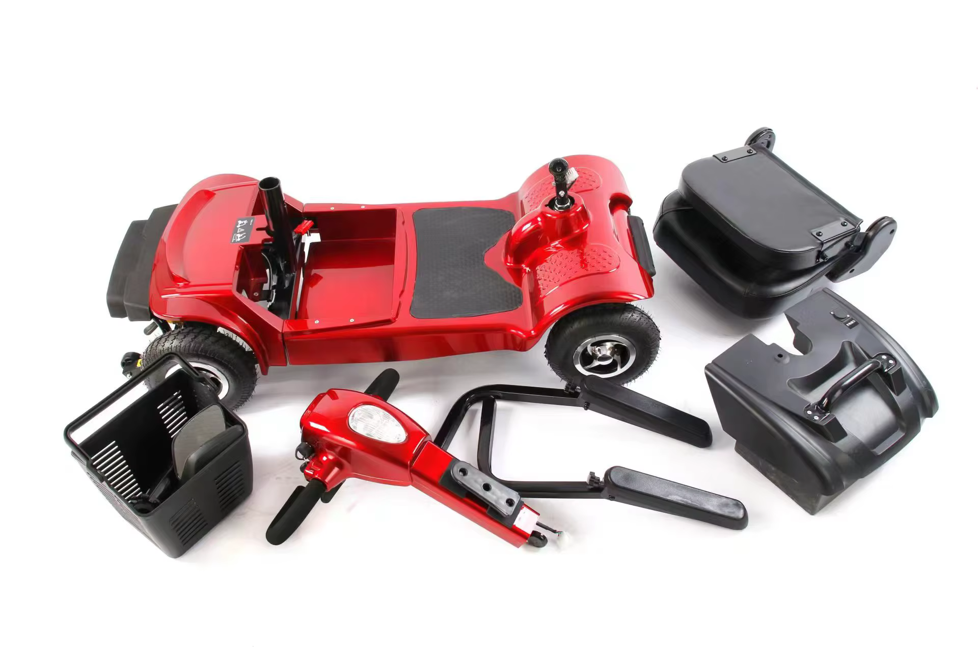 Manual/Electric Dual Mode All Terrain Portable Electric Scooter — image 4