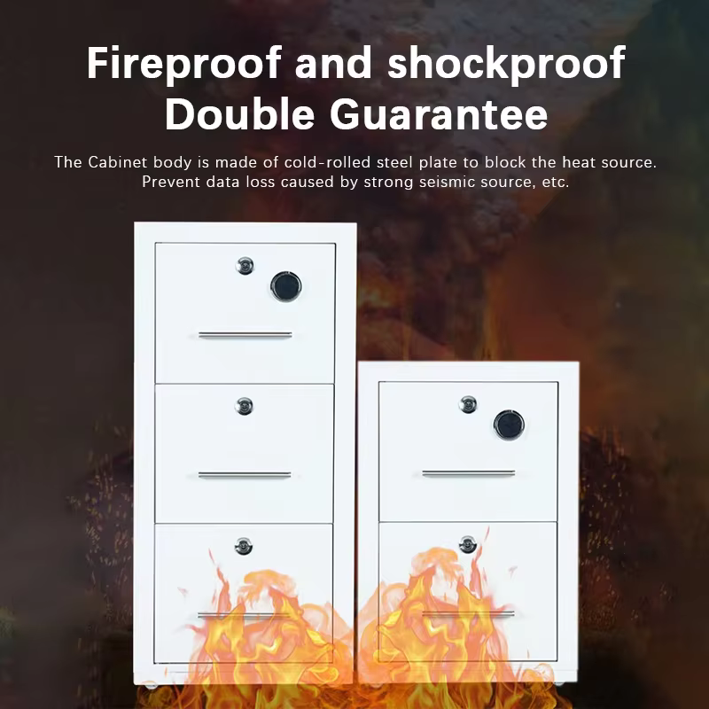 XBT Office Metal Steel Fireproof Antimagnetic Filing Cabinet — image 3