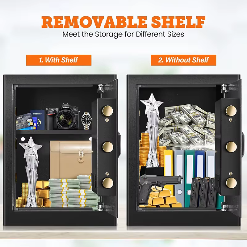Steel Metal Fireproof Safe with Electronic Lock — image 5