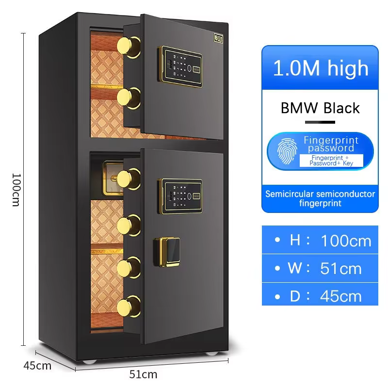 XBT Home Office Large Two-Door Fingerprint Password Safe — image 3