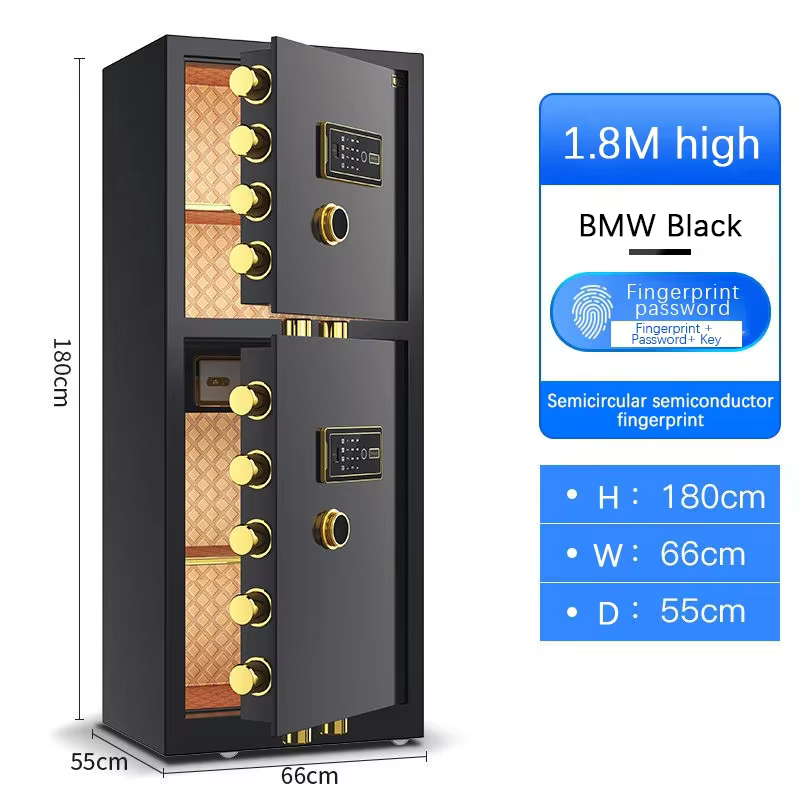 XBT Home Office Large Two-Door Fingerprint Password Safe — image 6