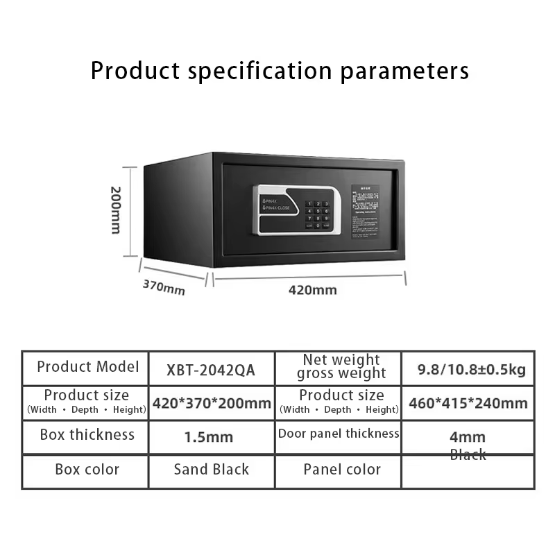 XBT 2024 Mini Electronic Digital Hotel Safe Box — image 4