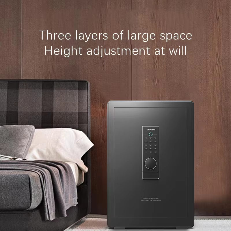 XBT Simple Style Black Electronic Code Lock Safe Cabinet — image 3