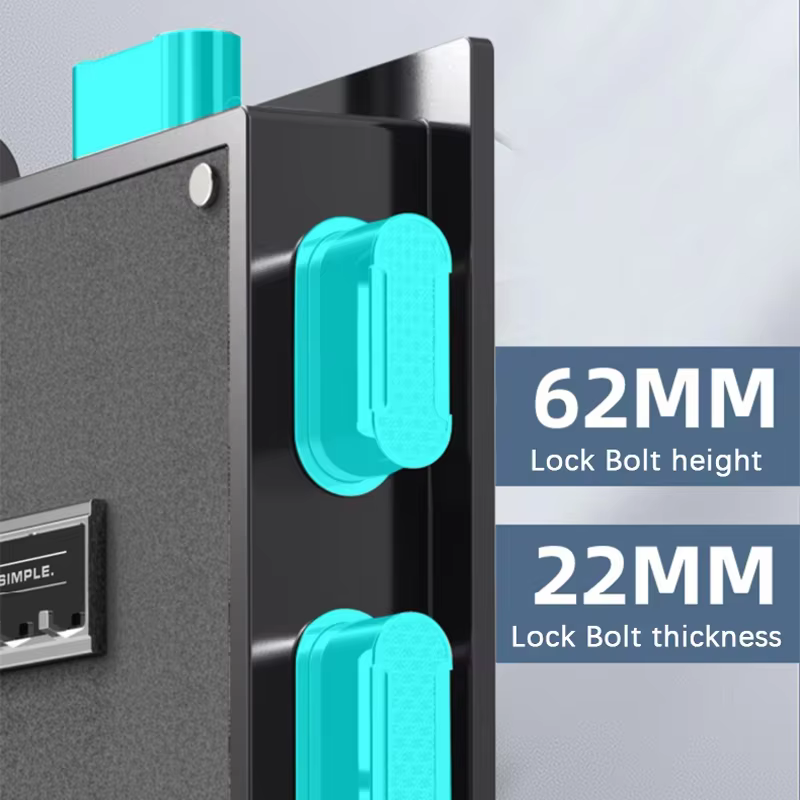 XBT Simple Style Black Electronic Code Lock Safe Cabinet — image 4