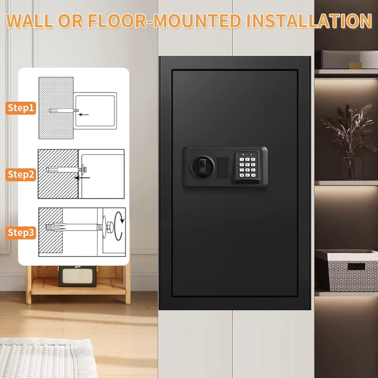 XBT-Home Safe Anti-Theft Alarm Safe Box — image 6