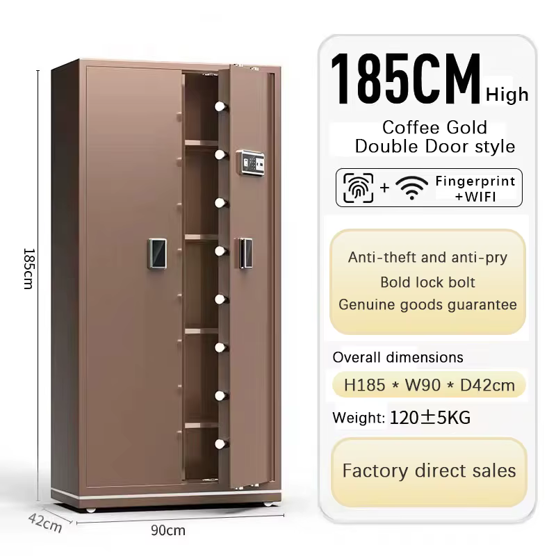 XBT Large Office Hotel Smart Wifi Fingerprint Steel Wall Safe — image 2