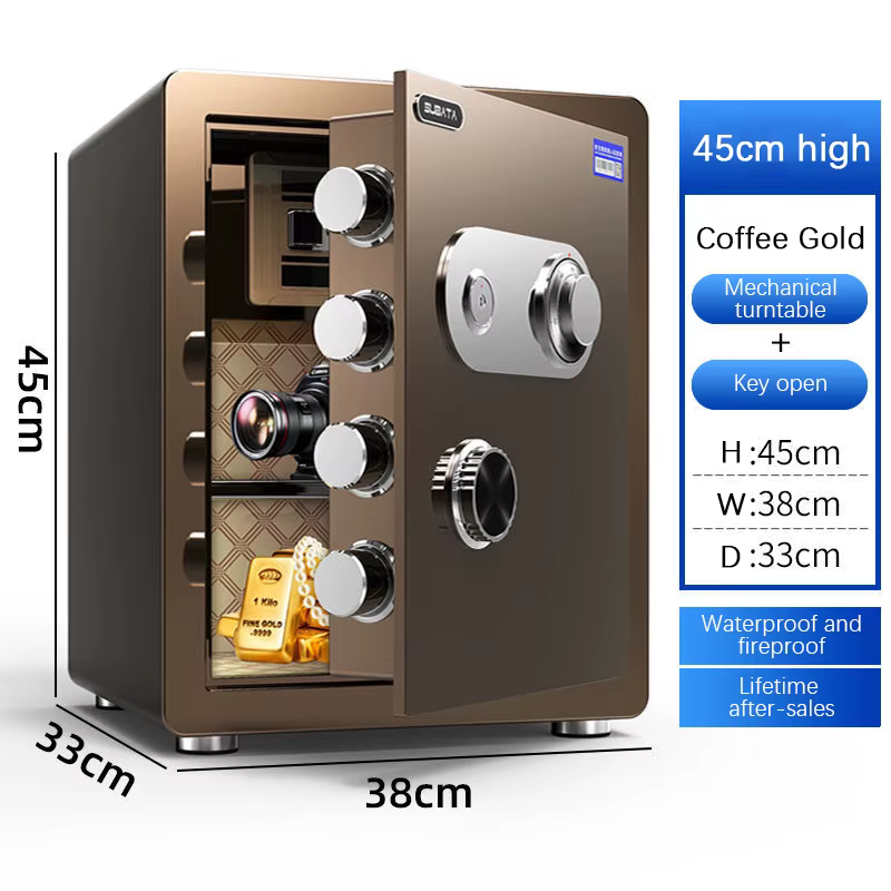 XBT Best-Selling Small Durable Home Security Cabinet Fingerprint Access Safe — image 3