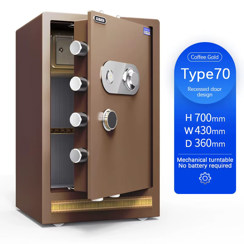XBT Best-Selling Small Durable Home Security Cabinet Fingerprint Access Safe — image 5
