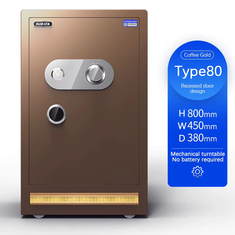 XBT Best-Selling Small Durable Home Security Cabinet Fingerprint Access Safe — image 6